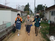 在宅の高齢者をケア　東日本大震災
