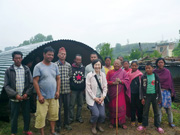 2016ネパール復興支援（市民からの義援金で仮設テント設営）
