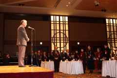 ご祝辞を述べられる日本財団 会長 笹川陽平 様