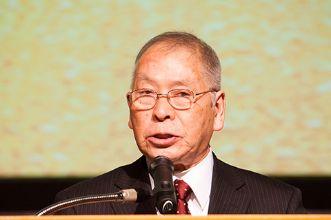 受賞者代表・長野県信鈴会 代表　上條 和男さん