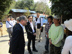 村長との意見交換