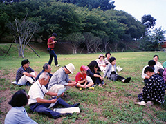 湖山長者伝説の地　青島で語り　一般市民対象