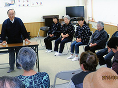 鳥取市公民館老人会語り　地域住民対象