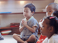 毎朝の祈りのひととき