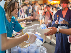 大規模イベントでもリユース食器の輪が広がっています