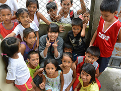 2016年9月13日 フィリピン（パンパンガ州）での子ども達と交流