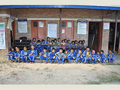 ネパール　マハンカール小中学校　ACS事務局撮影