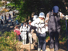 2010.11.21 四王寺山（岩屋城跡）登山