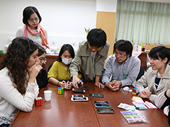 定時制高校での活動の様子