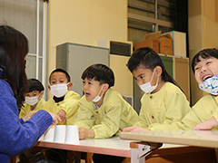就学前（6歳児）への日本語指導の様子　～日本語初期指導事業～