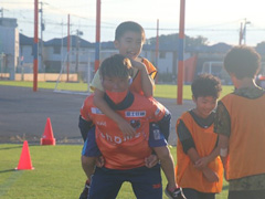 サッカーイベント　大宮アルディージャの選手たちと施設入所中児童との交流