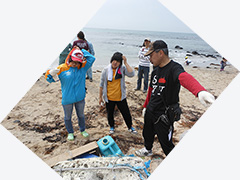 日韓海峡海岸一斉清掃