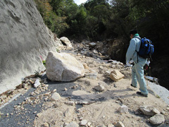 古鷹山ビオまでの道路