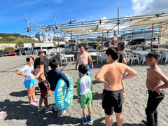 夏の思い出づくり　海の家