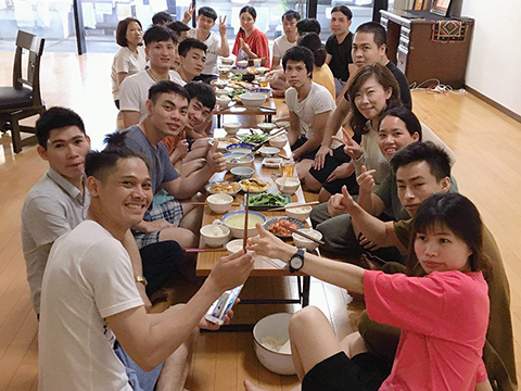 コロナ禍保護していた若者の朝食