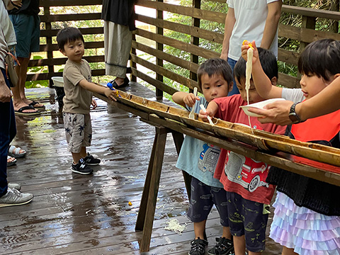 子供の野外活動