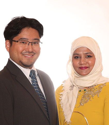 NPO法人 無国籍ネットワーク 共同代表 秋山 肇（左）長谷川 留理華（右）