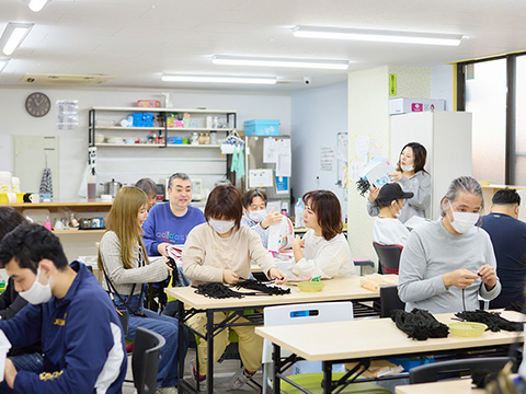 就労継続支援B型作業風景