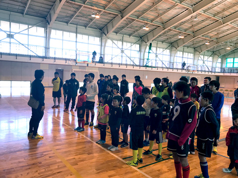 フットサル大会での指導