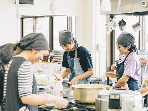 就労サポート事業「食堂」の様子