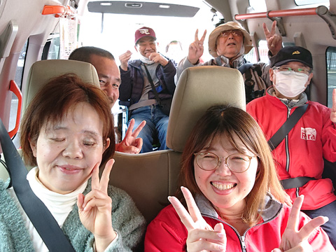 お出かけ送迎 車内スナップ