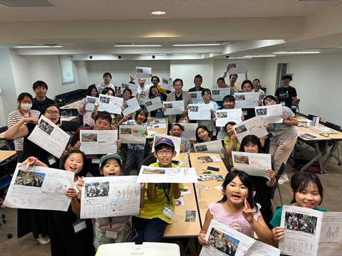 東京で実施した平和教育ワークショップの様子