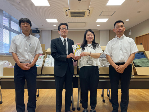 2024年8月　支援センターわかぎ寄付活動