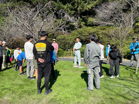 2024年11月　フラワーパーク園芸体験　清明寮