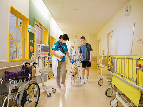 歩行リハビリへの寄り添い