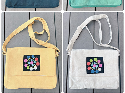 ラオスの作業所で作っている製品