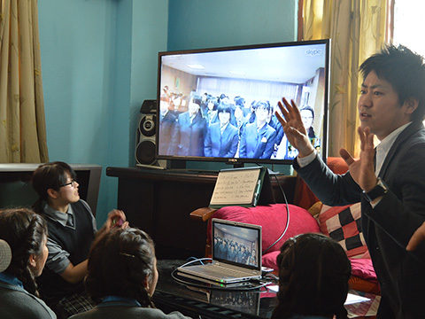 2012年 Web交流の様子