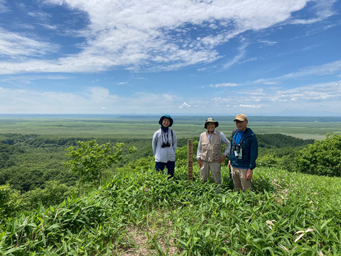10号地54haは湿原を見下ろす丘陵地