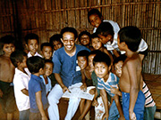 カオイダン・カンボジア難民キャンプの子どもたち　1985年